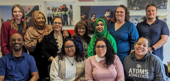 Administrative Professionals posing for picture