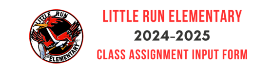 Class Assignment Input Form Image