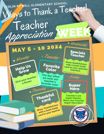Teacher appreciation 