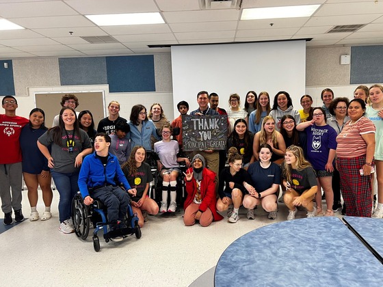 Cat B and Buddies show appreciation for Mr. Greata