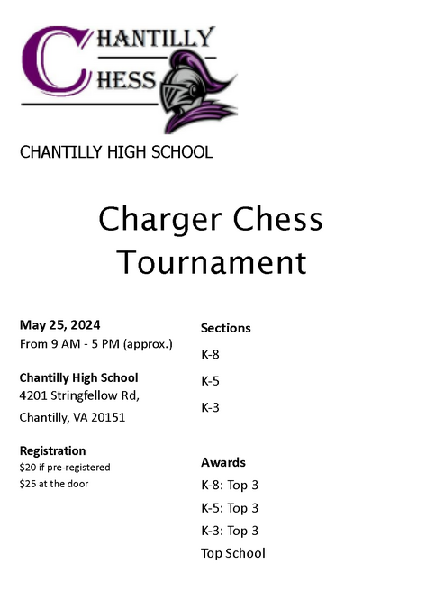 Chantilly Chargers Chess
