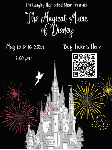 The magical muisc of disney--may 15 & 16 @ 7 pm