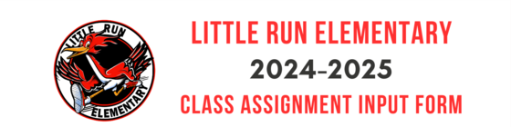 Class Assignment Input Form