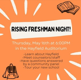 Hayfield Rising Freshman Night