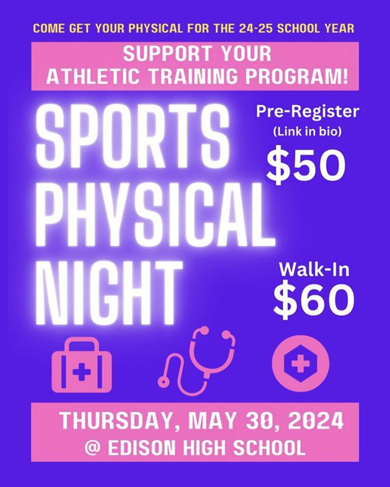 sports physical night