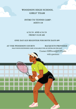 woodson high school tennis camp