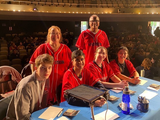 Woodson students and teacher at Deaf Academic Bowl