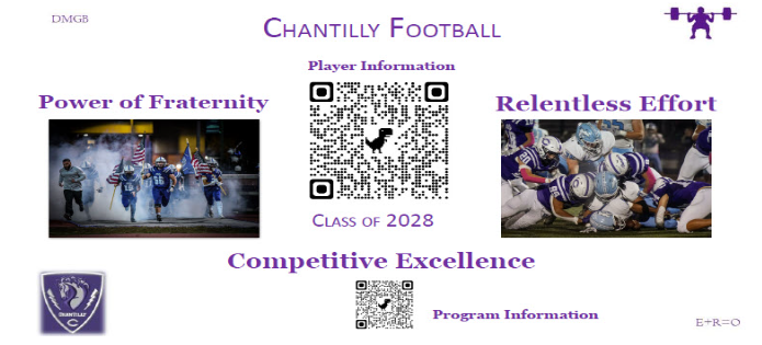 Chantilly HS Football flyer