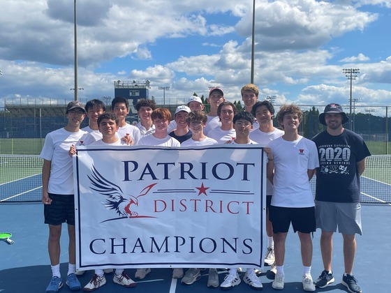 Boys Tennis Patriot District Champions