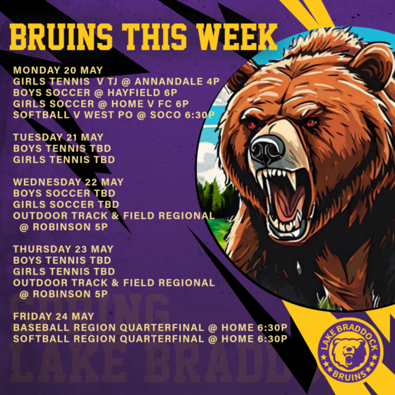 Bruins This Week!