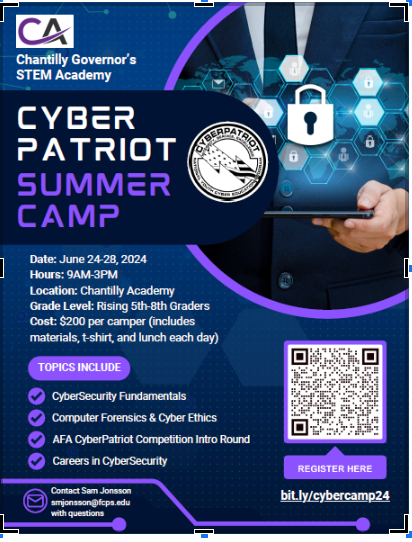 Chantilly Cyber PAtriot Camp
