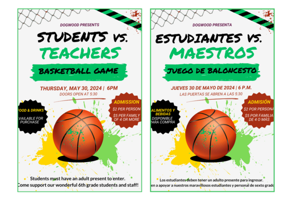 Student vs. Teacher BBall