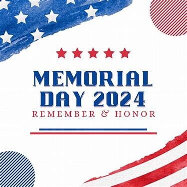 Monday is Memorial Day and schools will be closed.