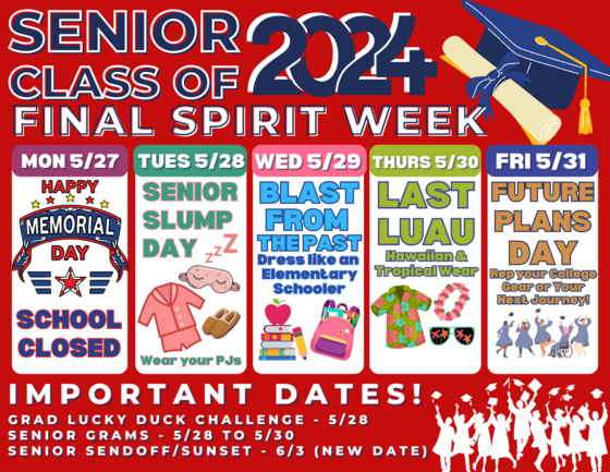 Class of 2024 Spirit Week
