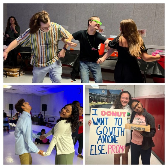 Collage of CAT B Prom