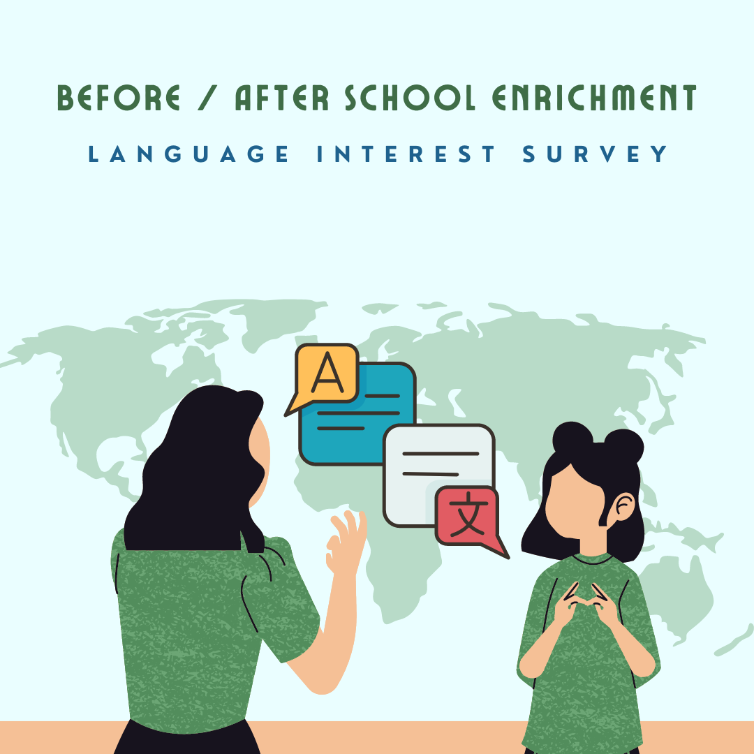 Before/After School Enrichment - Language Flyer