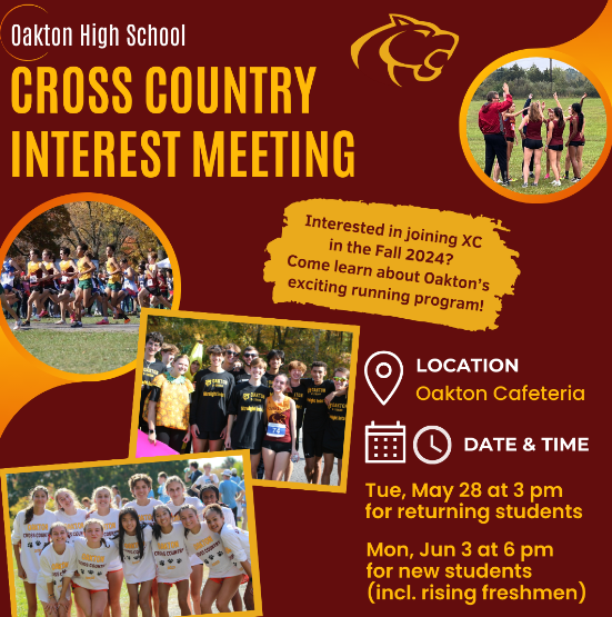 Oakton HS Cross Country Interest Meeting