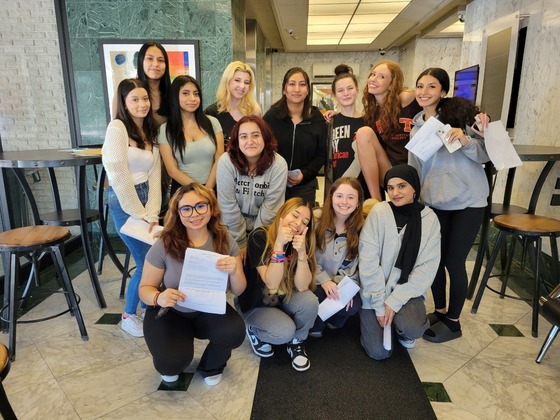 Cosmetology students pass test