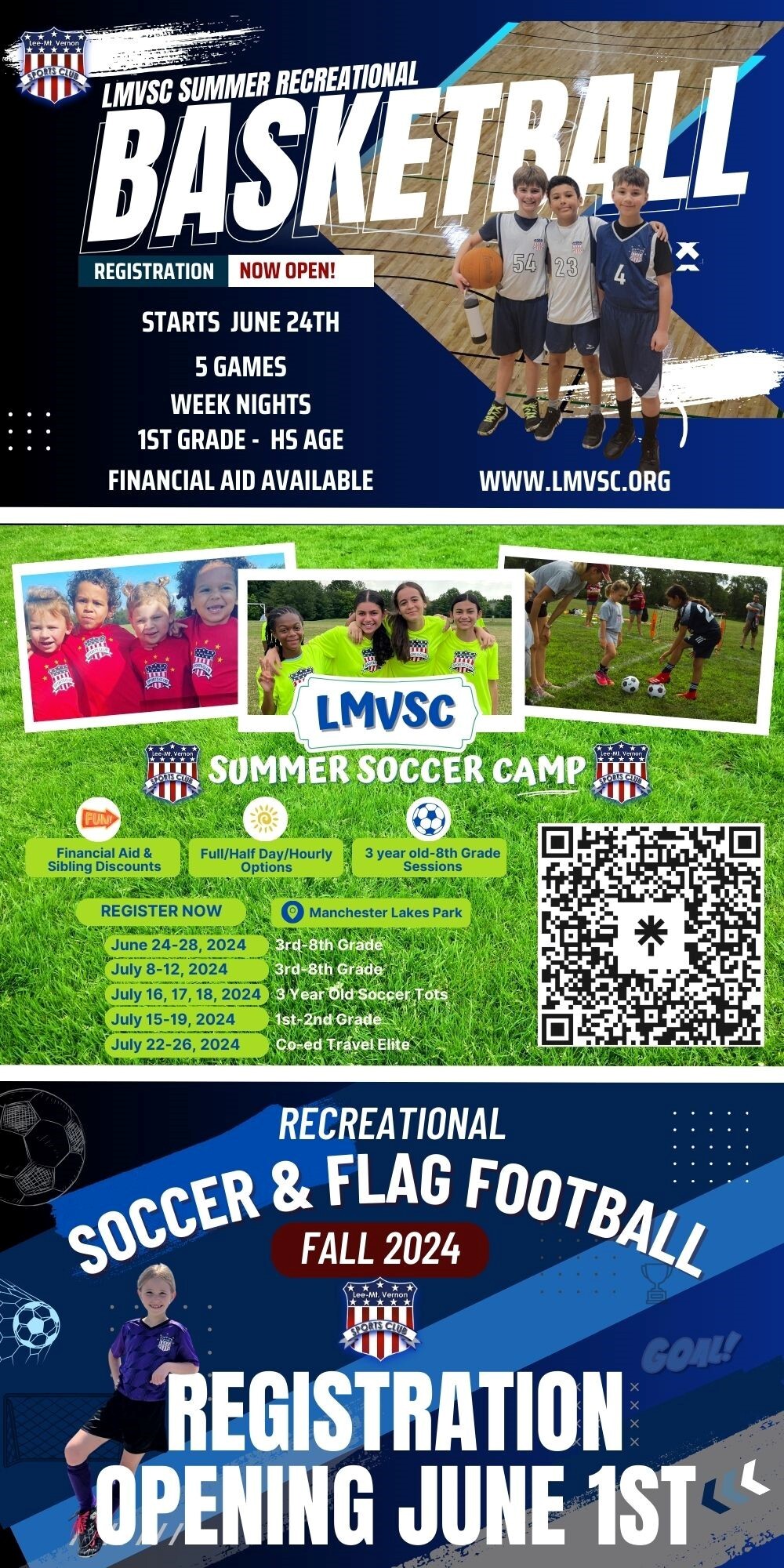 LMVSC sports league summer opportunities