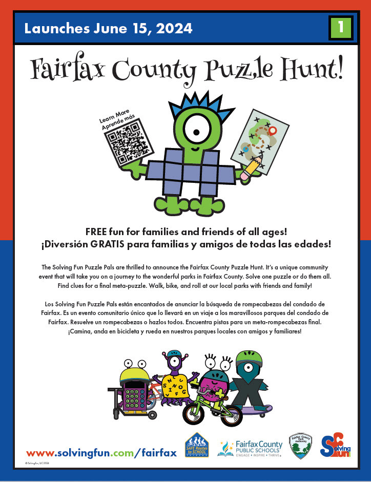 Fairfax County Puzzle Hunt flyer