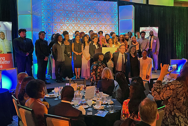 Genesys Works Breaking Through class of 2024 at their gala.