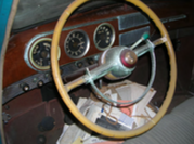 Studebaker's steering wheel.
