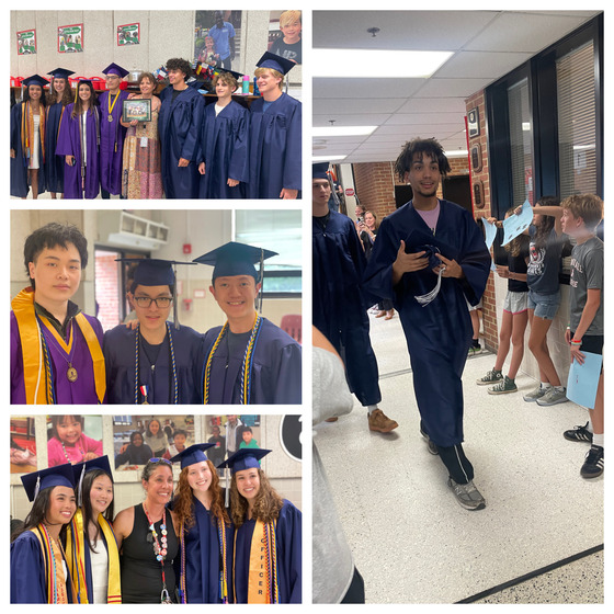 Woodson and Lake Braddock Grad Walk