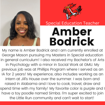 Amber Bodrick - SPED Teacher