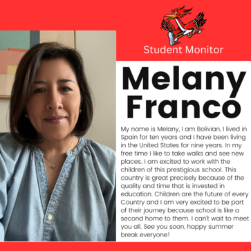 Melany Franco - Student Monitor