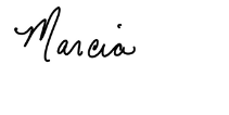 Marcia Signature First Name Only