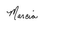 Marcia Signature First Name Only