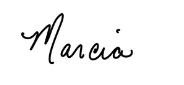 Marcia Signature First Name Only