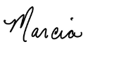 Marcia Signature First Name Only