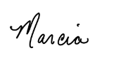 Marcia Signature First Name Only
