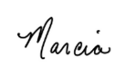 Marcia Signature First Name Only