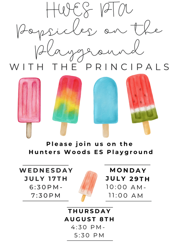 Popsicles on the Playground flyer