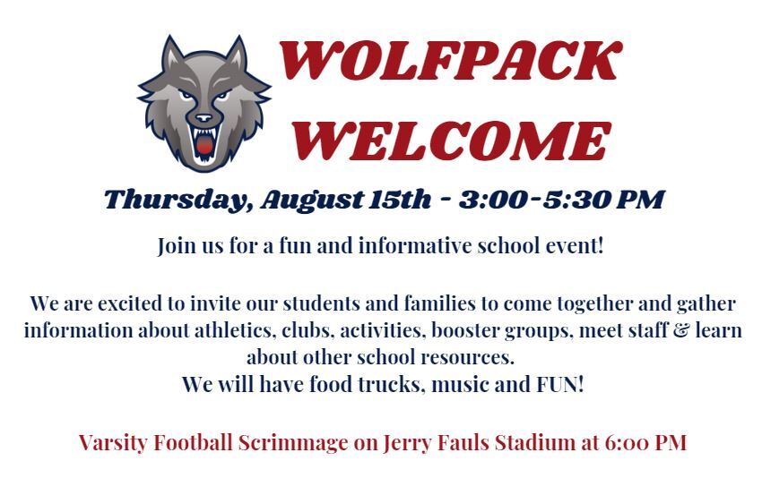 wolfpack welcome
