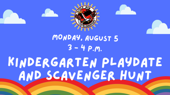 Kindergarten Playdate and Scavenger Hunt