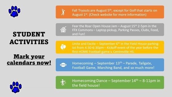 Student Activities Fall 2024