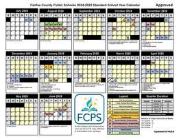 School Year Calendar