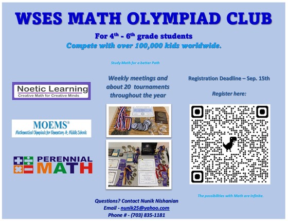 Students are invited to join the after-school math club.