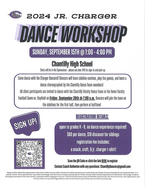 Charger Dancer workshop