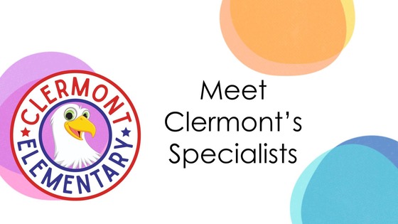 A slideshow first page that says Meet Clermont's Specialists