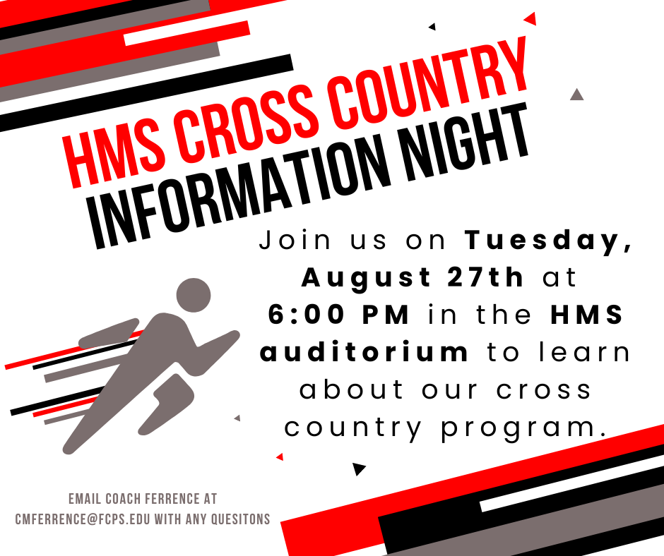 Cross Country Info Night