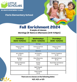 Fall Enrichment Classes