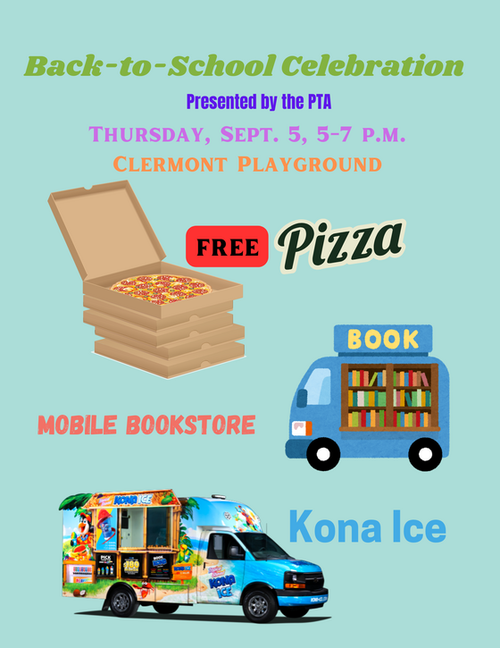 A flier for the PTA Back to School Picnic