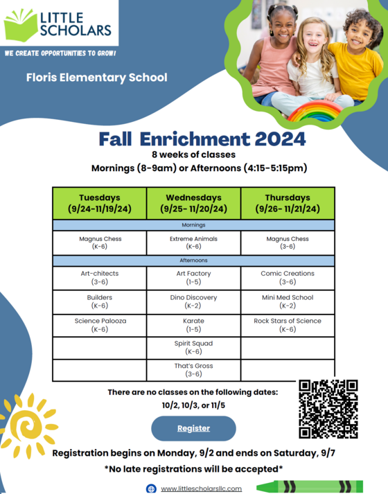 Fall Enrichment Programs