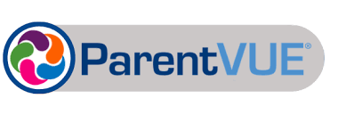 parentvue logo with the words parentvue