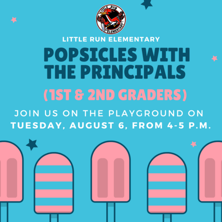 Popsicles with the Principals grades 1 and 2