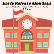 3 hr early release mondays